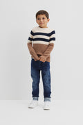 Contrast Stripe Knit