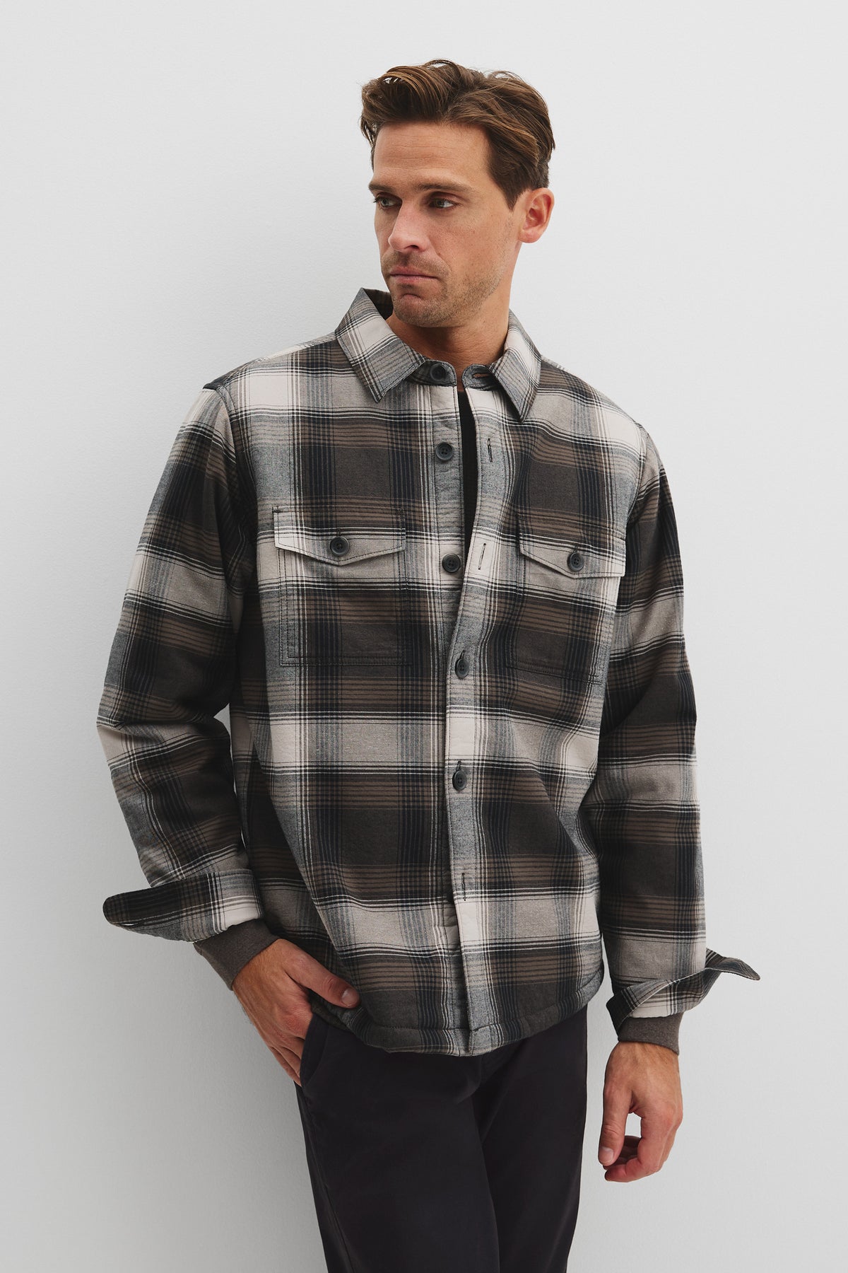 Check Sherpa Jacket