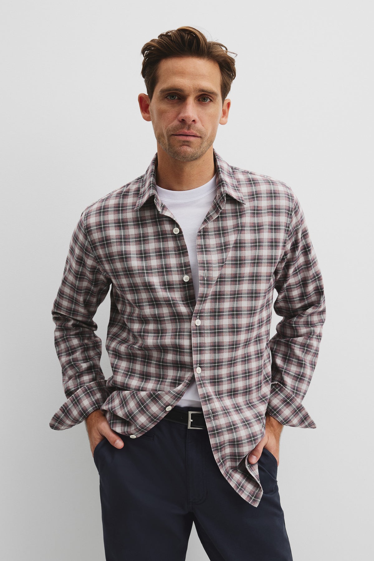Regular Fit Cotton Flannel Shirt