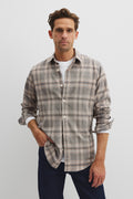 Regular Fit Cotton Flannel Shirt