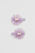 Tulle Bunny Clip Pack Of 2