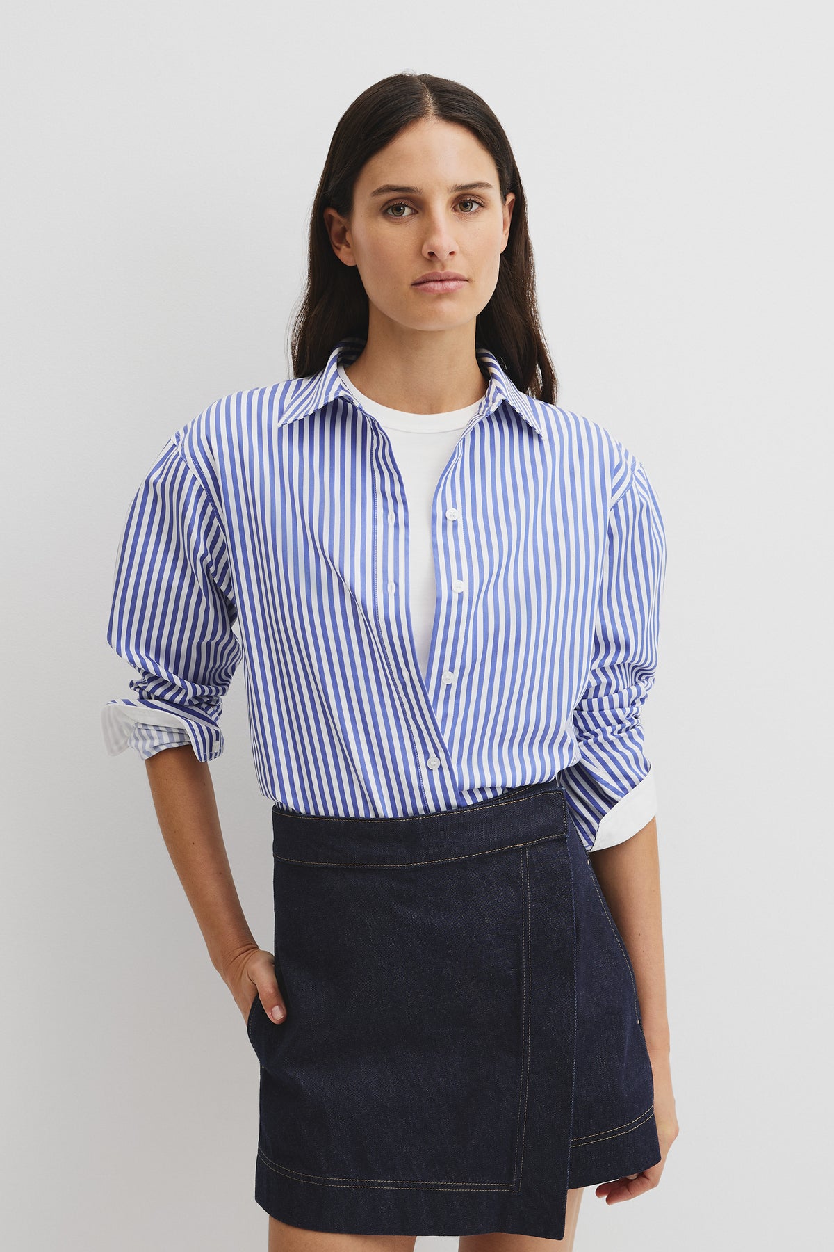 Australian Cotton Classic Stripe Shirt