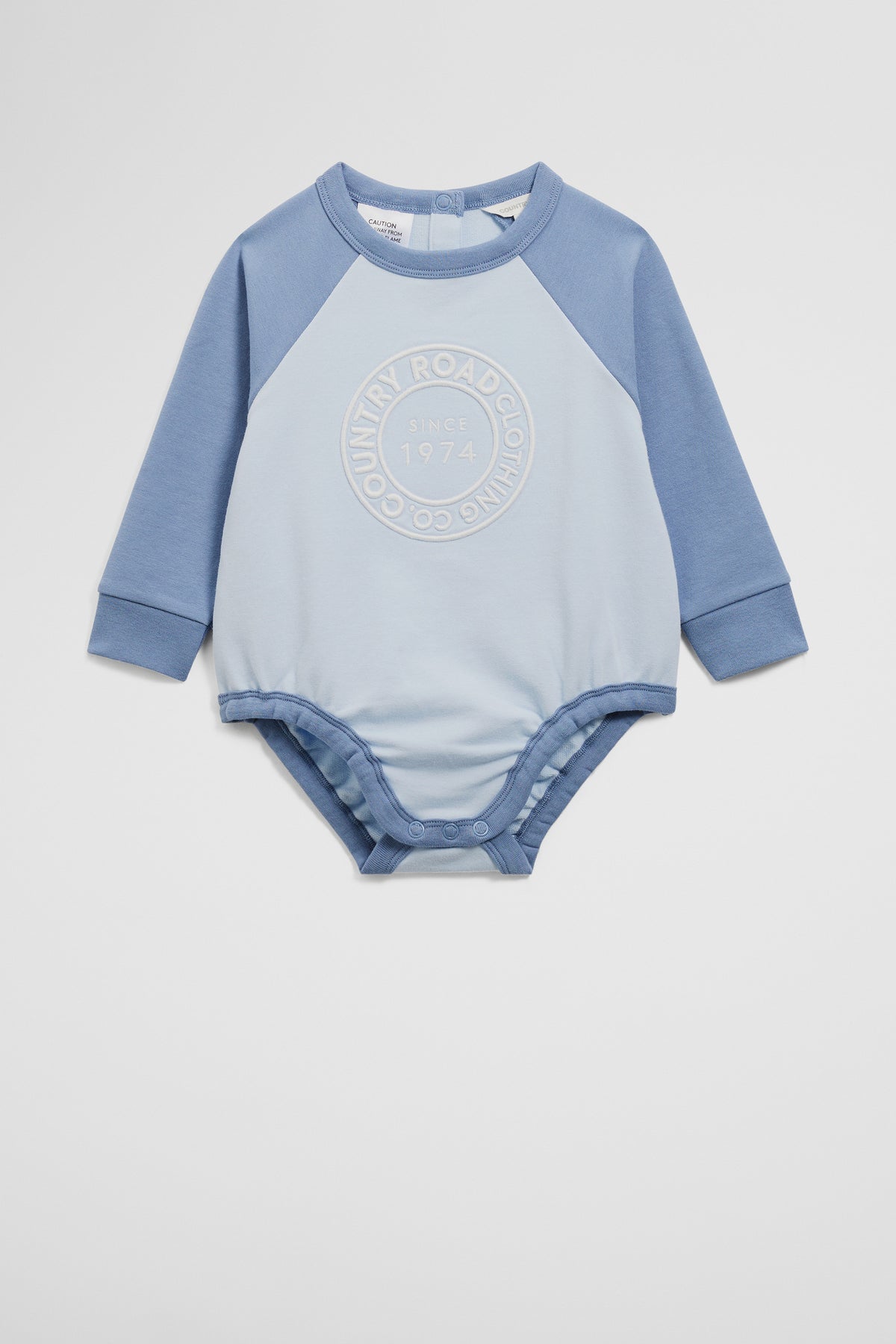Organically Grown Circle Logo Sweat Bodysuit