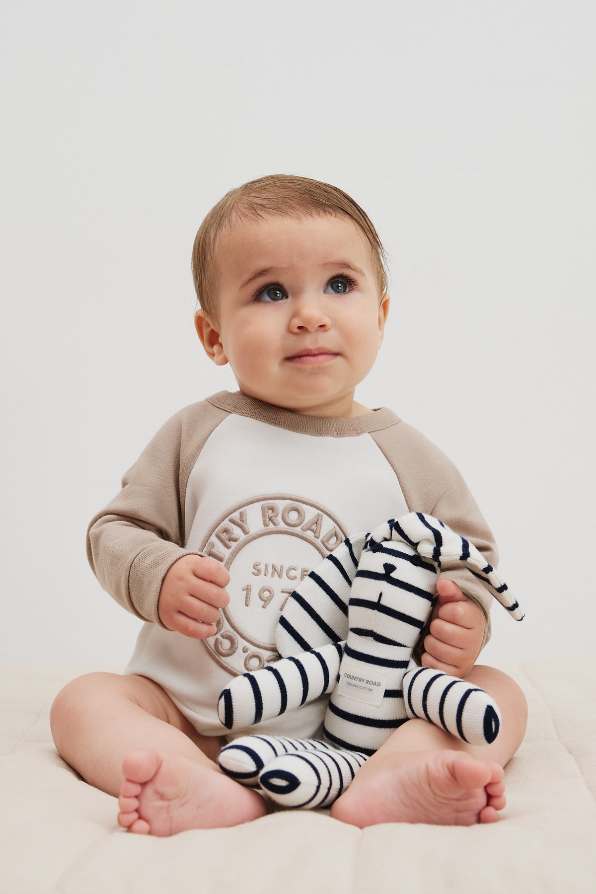 Organically Grown Circle Logo Sweat Bodysuit