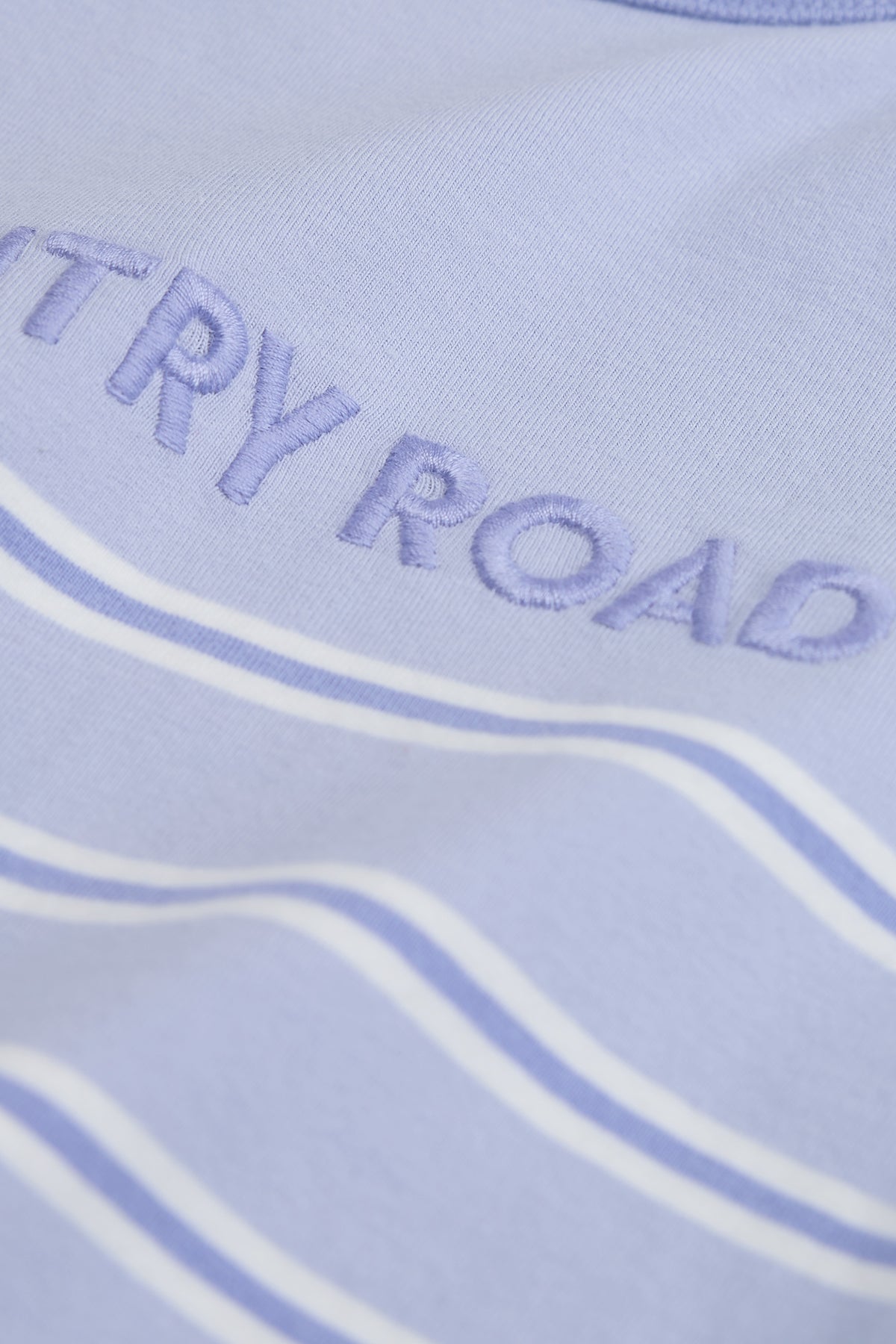 Organically Grown Cotton Stripe Logo T-Shirt Bodysuit