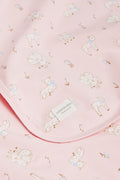 Organically Grown Cotton Lamb Print Blanket