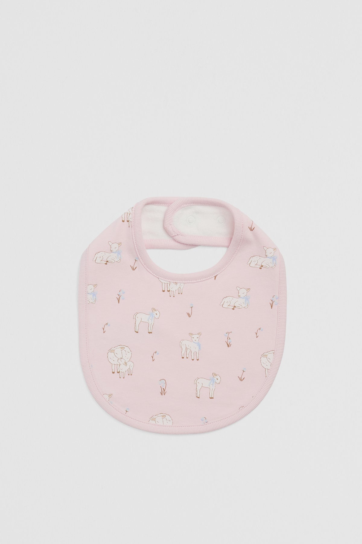 Lamb Print Bib