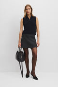 Collared Knit Vest