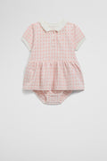 Cotton Polo Romper Dress