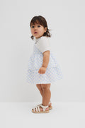 Organically Grown Cotton Tiered Romper Dress