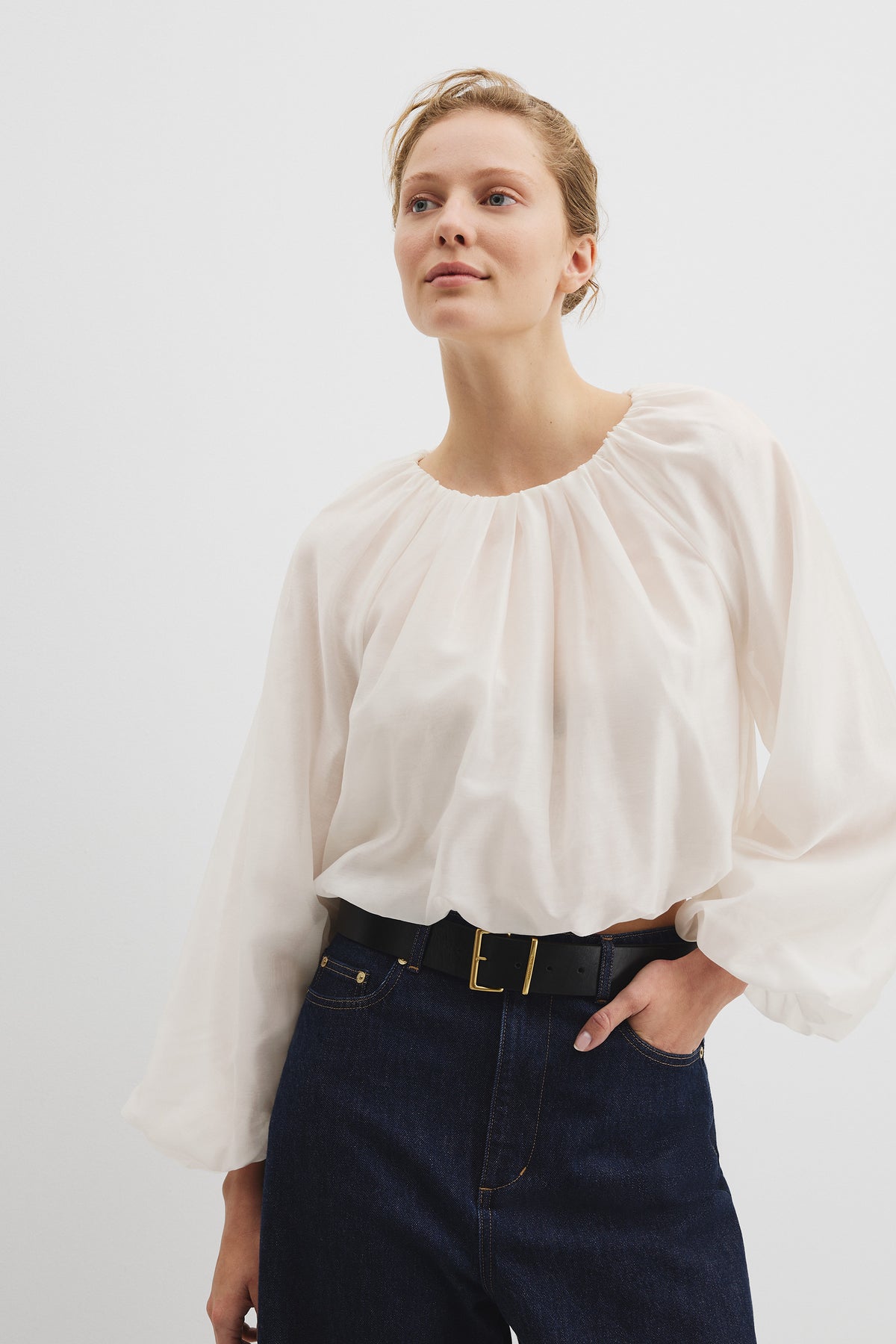 Voluminous Soft Blouse