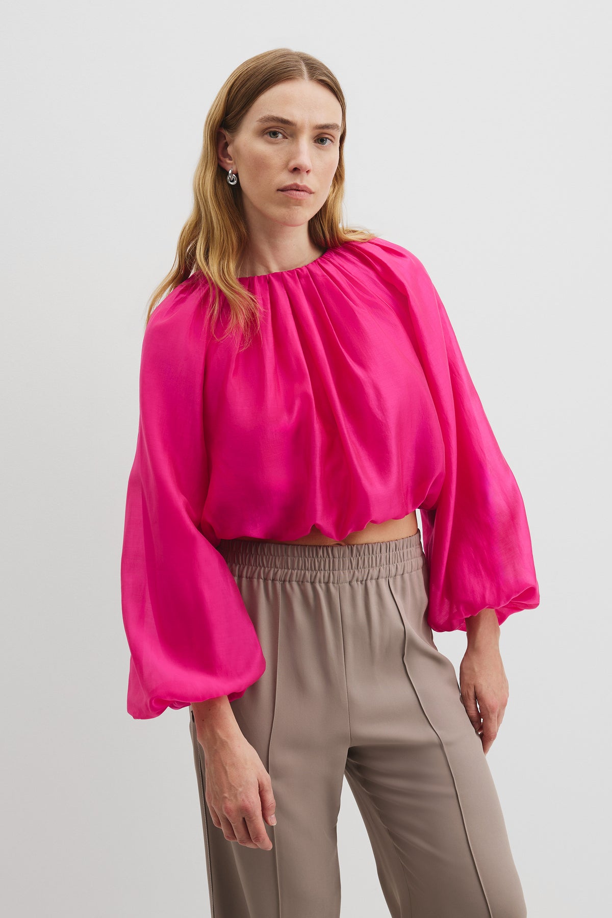 Voluminous Soft Blouse