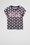 Organically Grown Cotton Sequin Logo T-Shirt