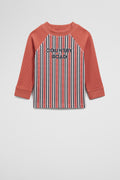 Stripe Logo Rash Vest
