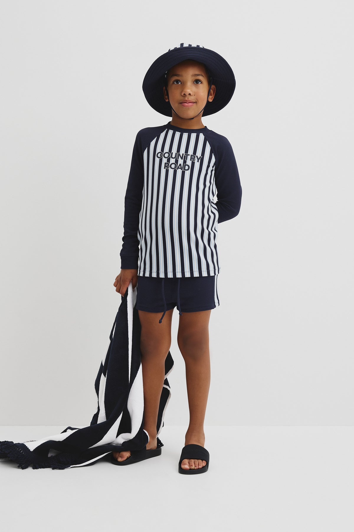 Stripe Logo Rash Vest