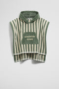 Australian Cotton Logo Stripe Poncho