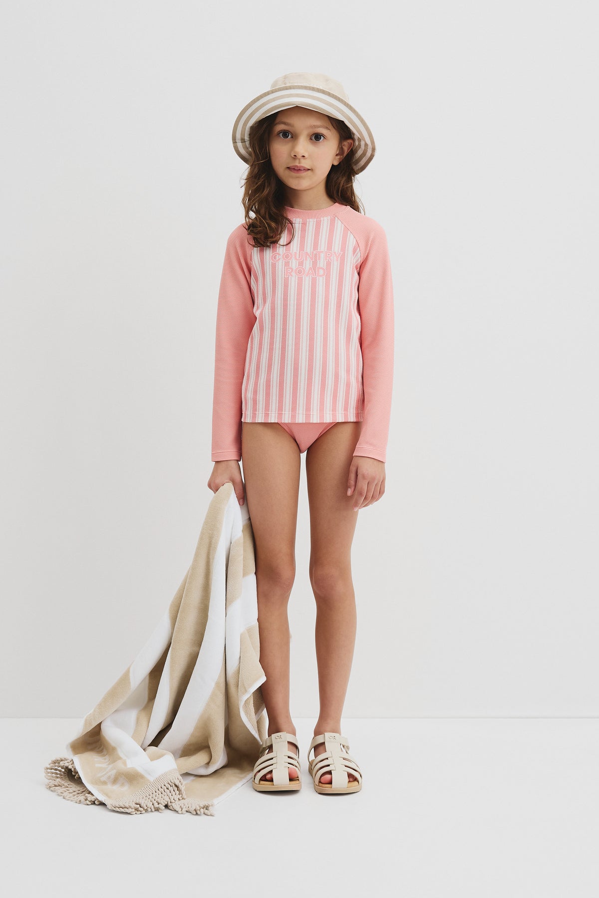 Stripe Logo Rash Vest