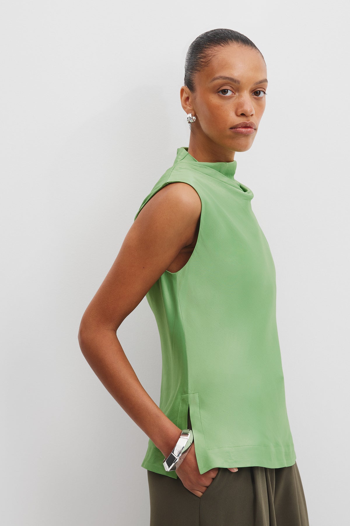 Scarf Shell Top