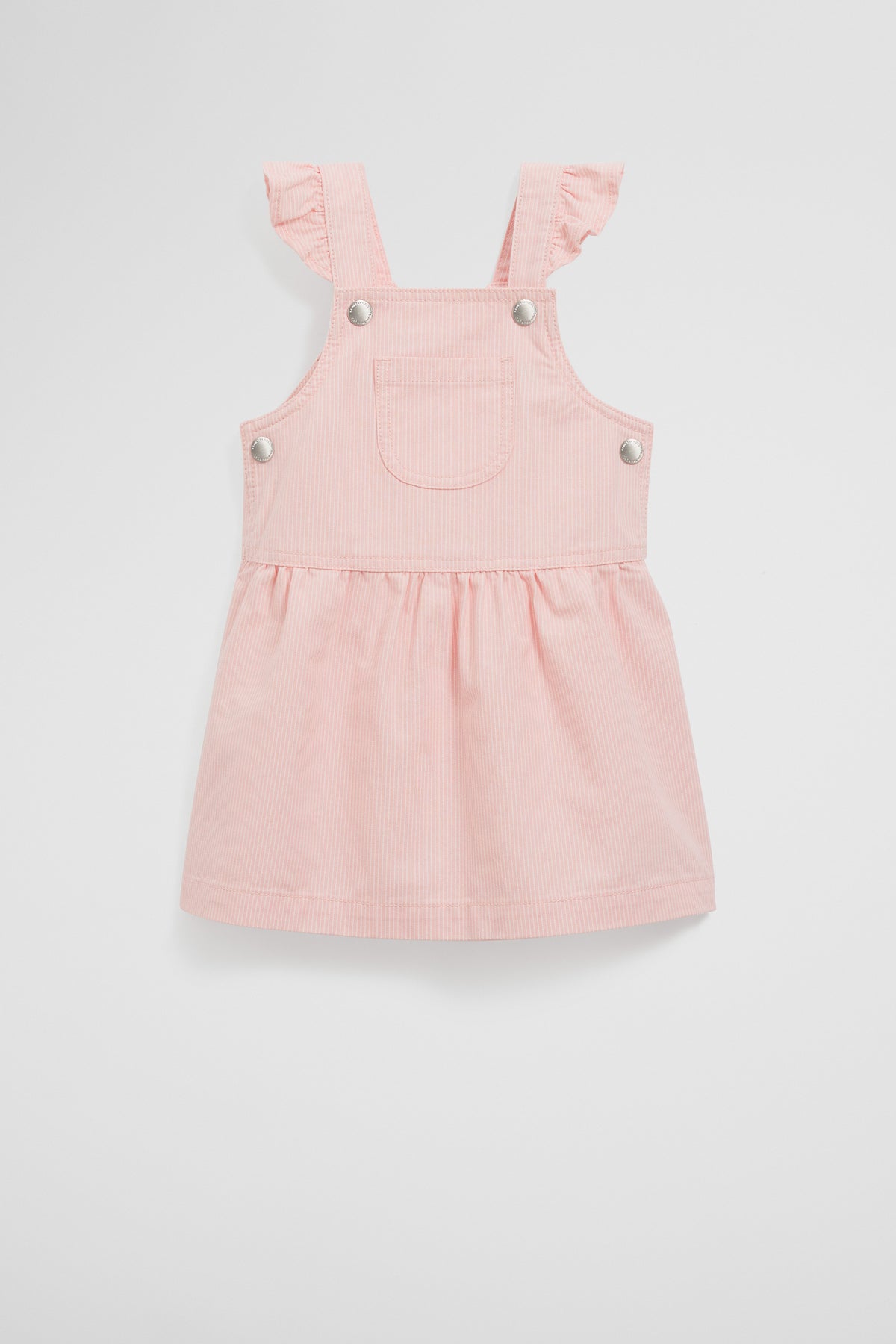 Organically Grown Cotton Railroad Frill Dress