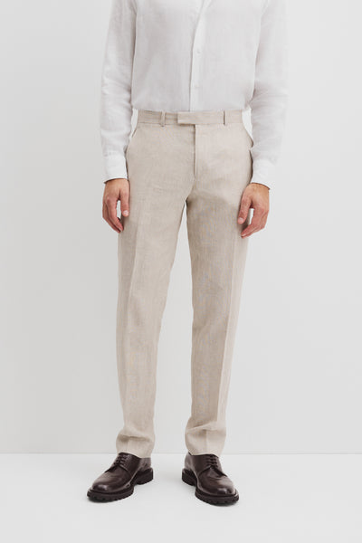 Linen Check Pant