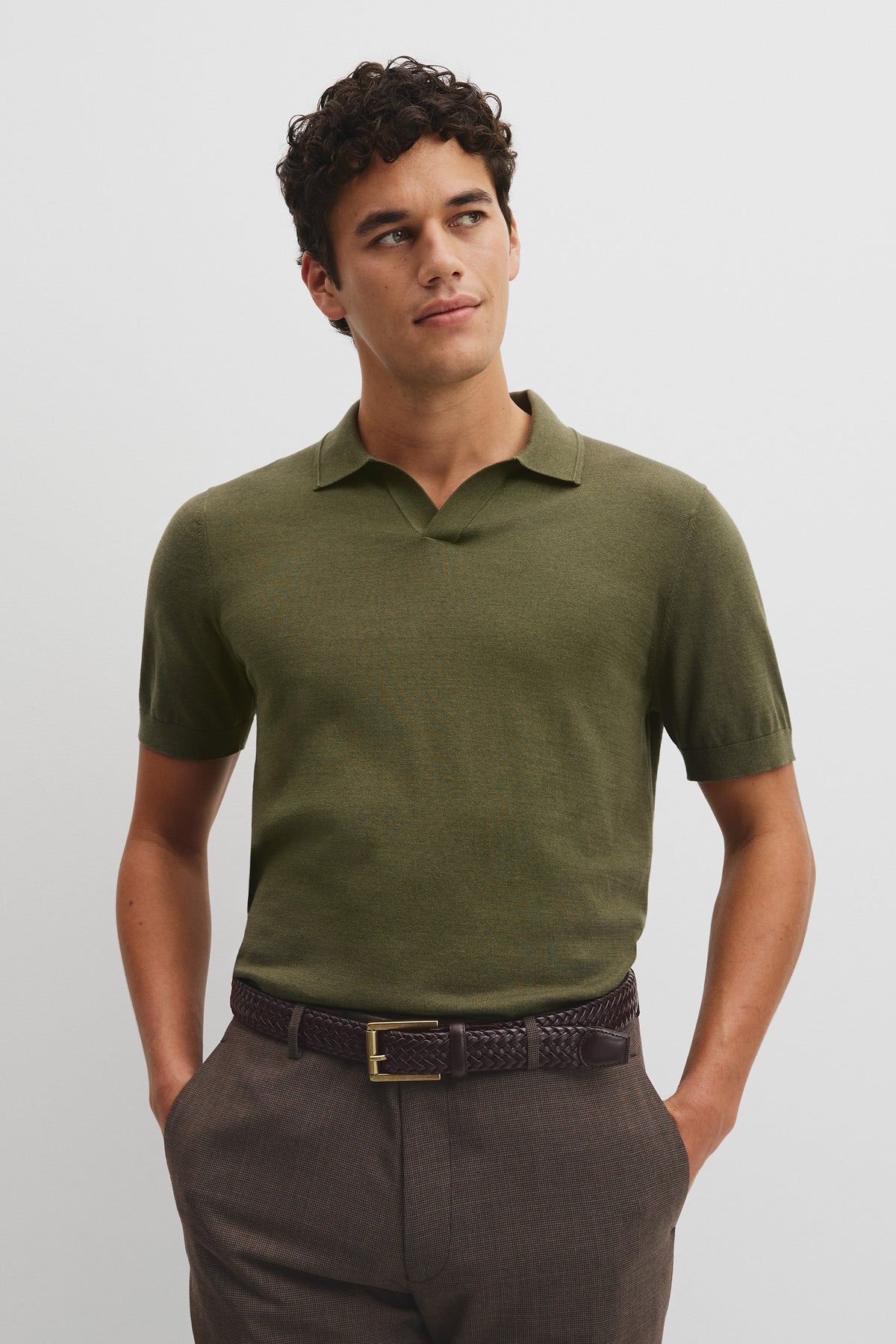 Australian Cotton Blend Silk Trophy Polo