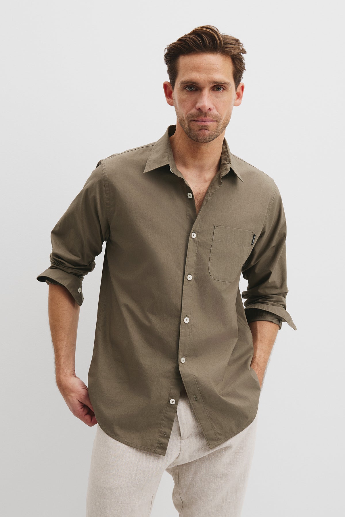 Cotton Poplin Shirt