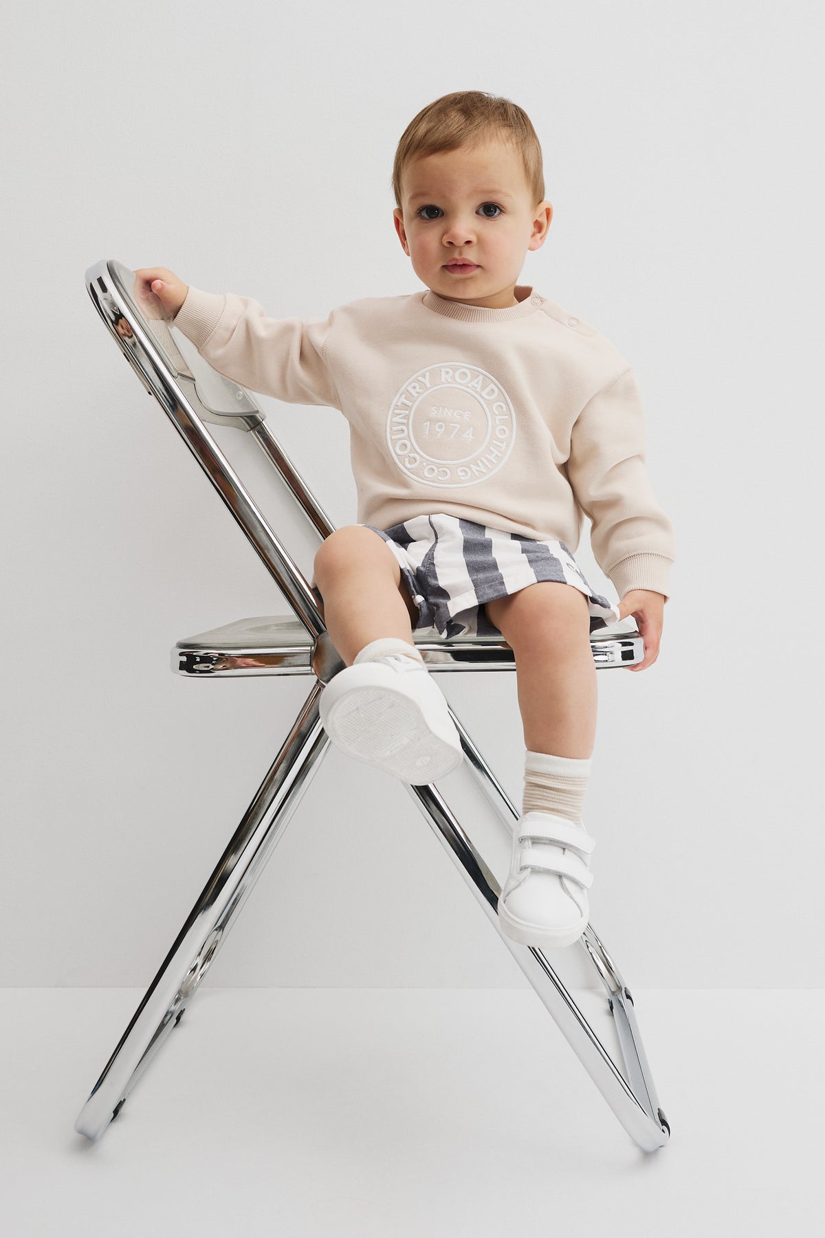 Oversized Circle Logo Sweat
