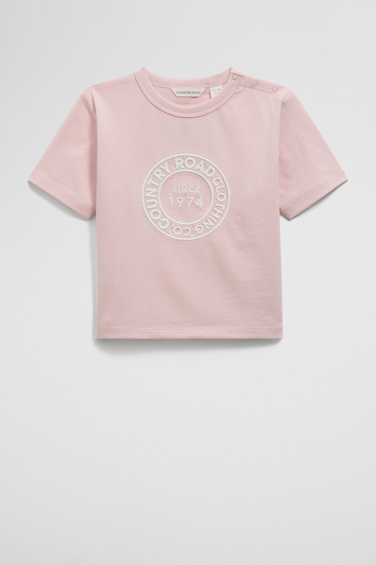 Australian Cotton Oversize Circle Logo T-Shirt