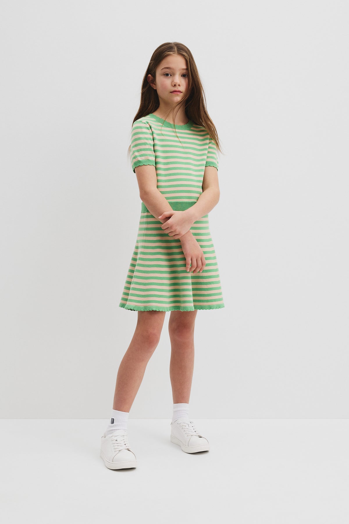 Stripe Knit Skirt