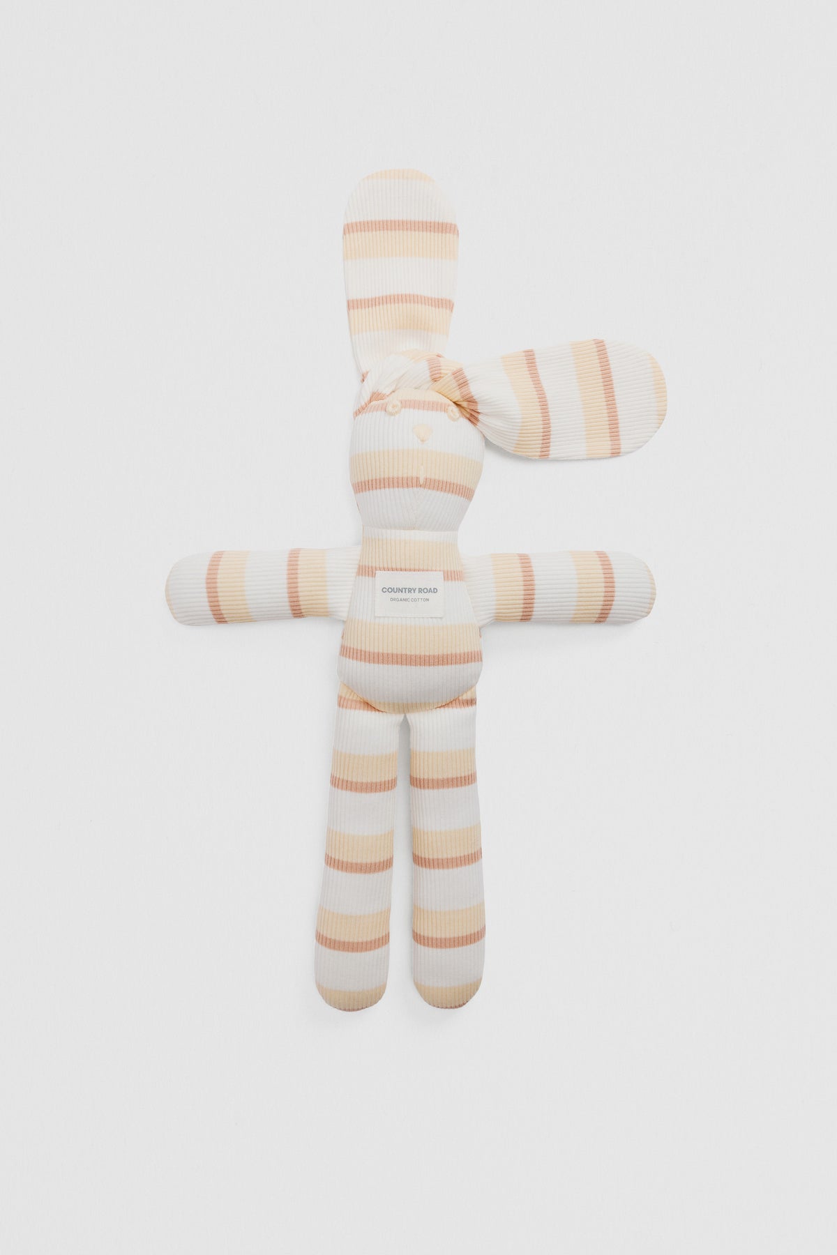 Organically Grown Cotton Stripe Bunny