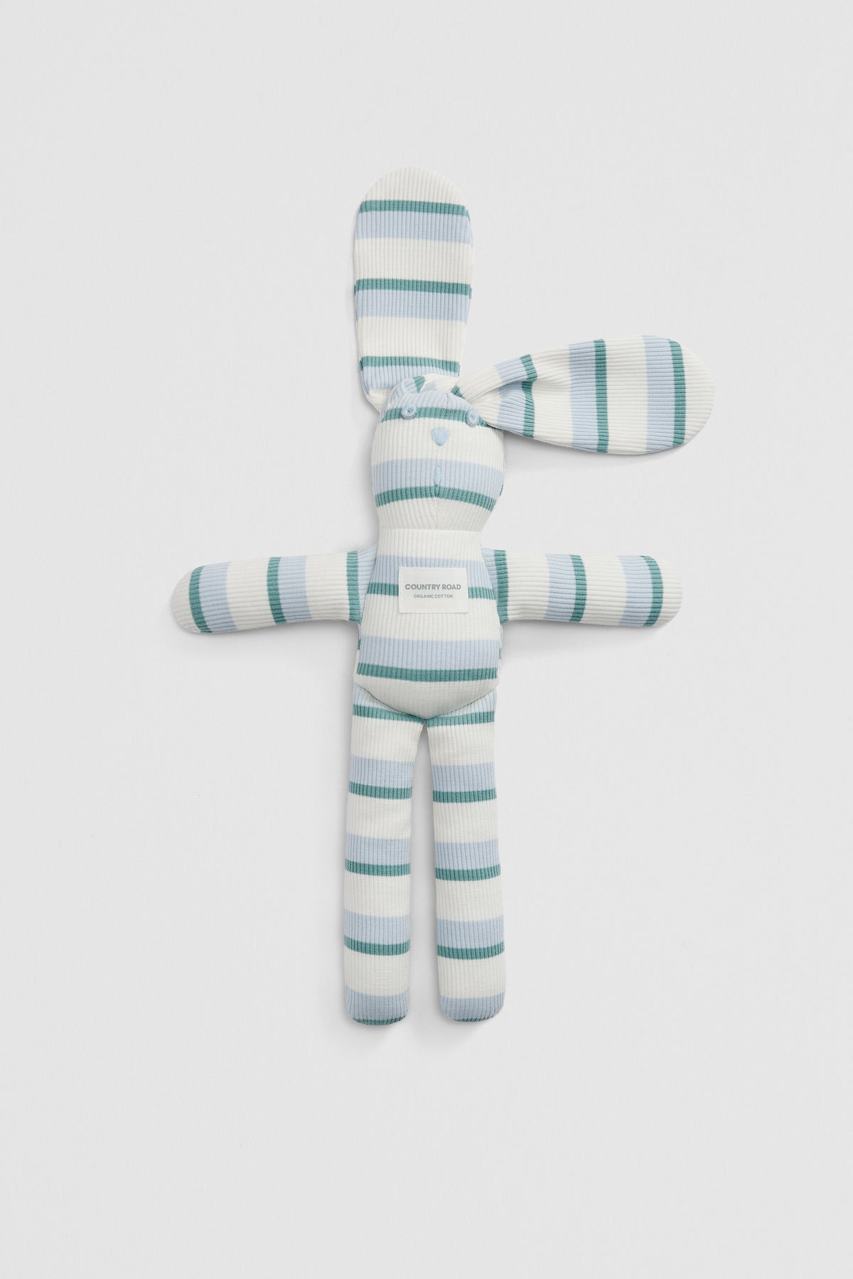 Organically Grown Cotton Stripe Bunny