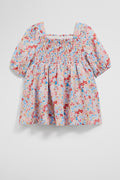 Shirred Romper Dress