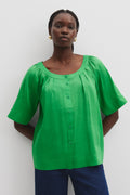 Round Neck Soft Blouse