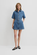 Denim Mini Skirt