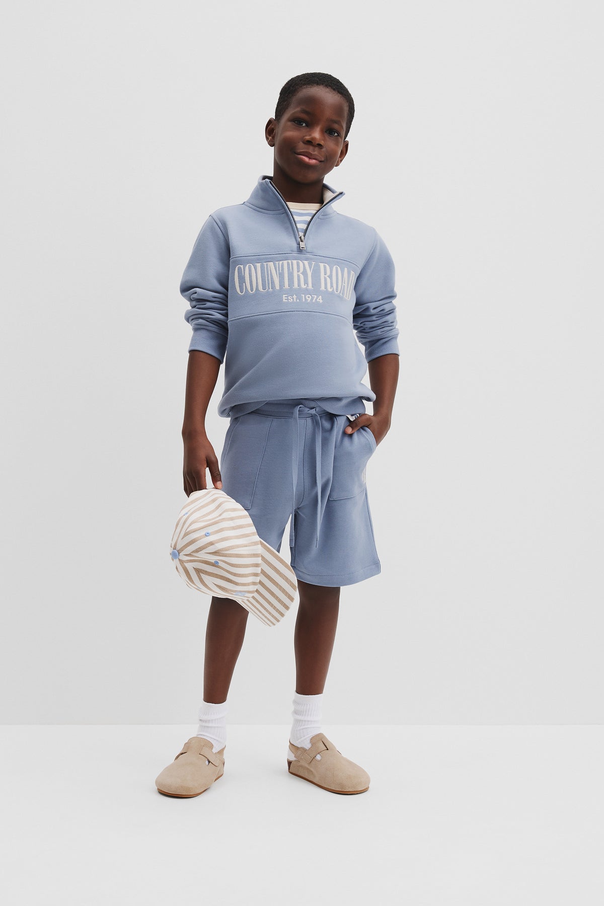 Organically Grown Cotton Pocket Detail Sweat Short