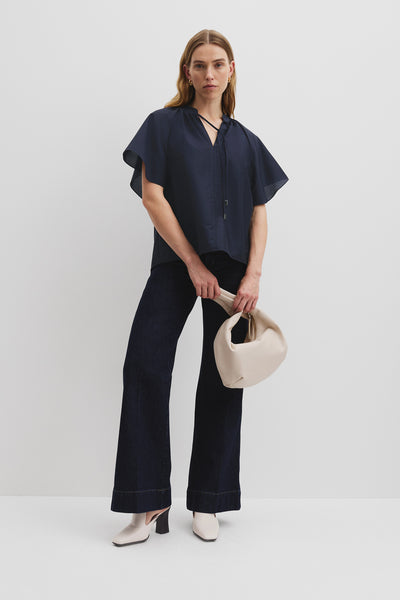 Flutter Sleeve Blouse