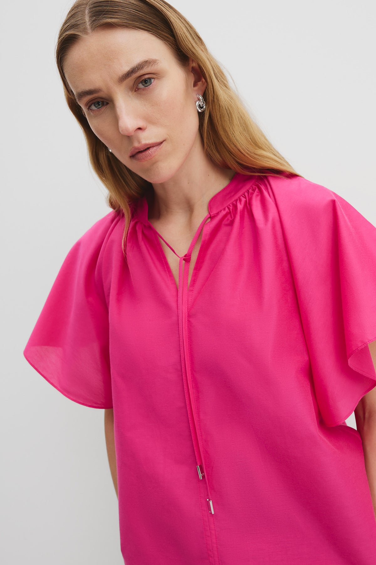 Flutter Sleeve Blouse