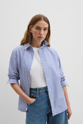 Cotton Stripe Poplin Shirt
