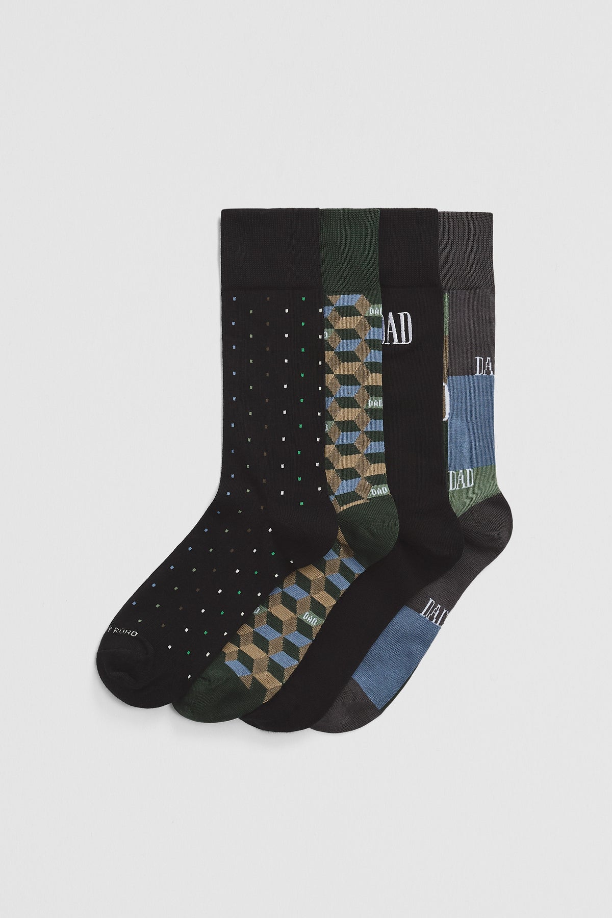 Cotton Blend Dad Sock Pack Of 5