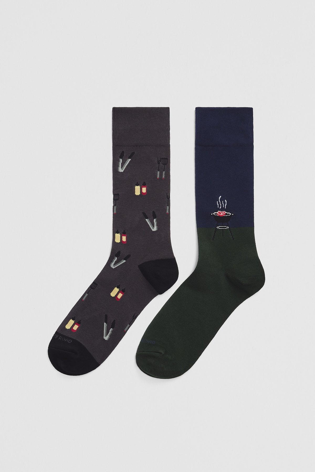 Blend Barbeque Sock Pack Of 2