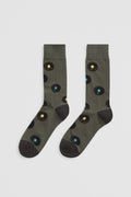Australian Cotton Blend Music Records Sock