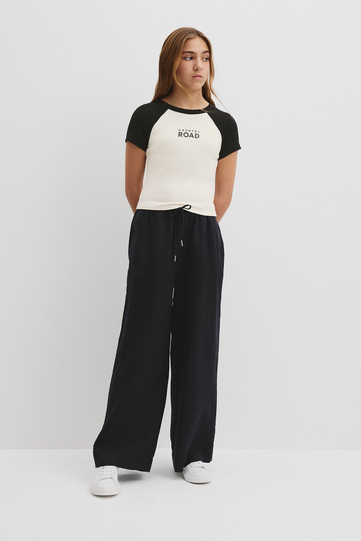 Teen Raglan Sleeve Logo T-Shirt