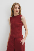 Jacquard Knit Tank