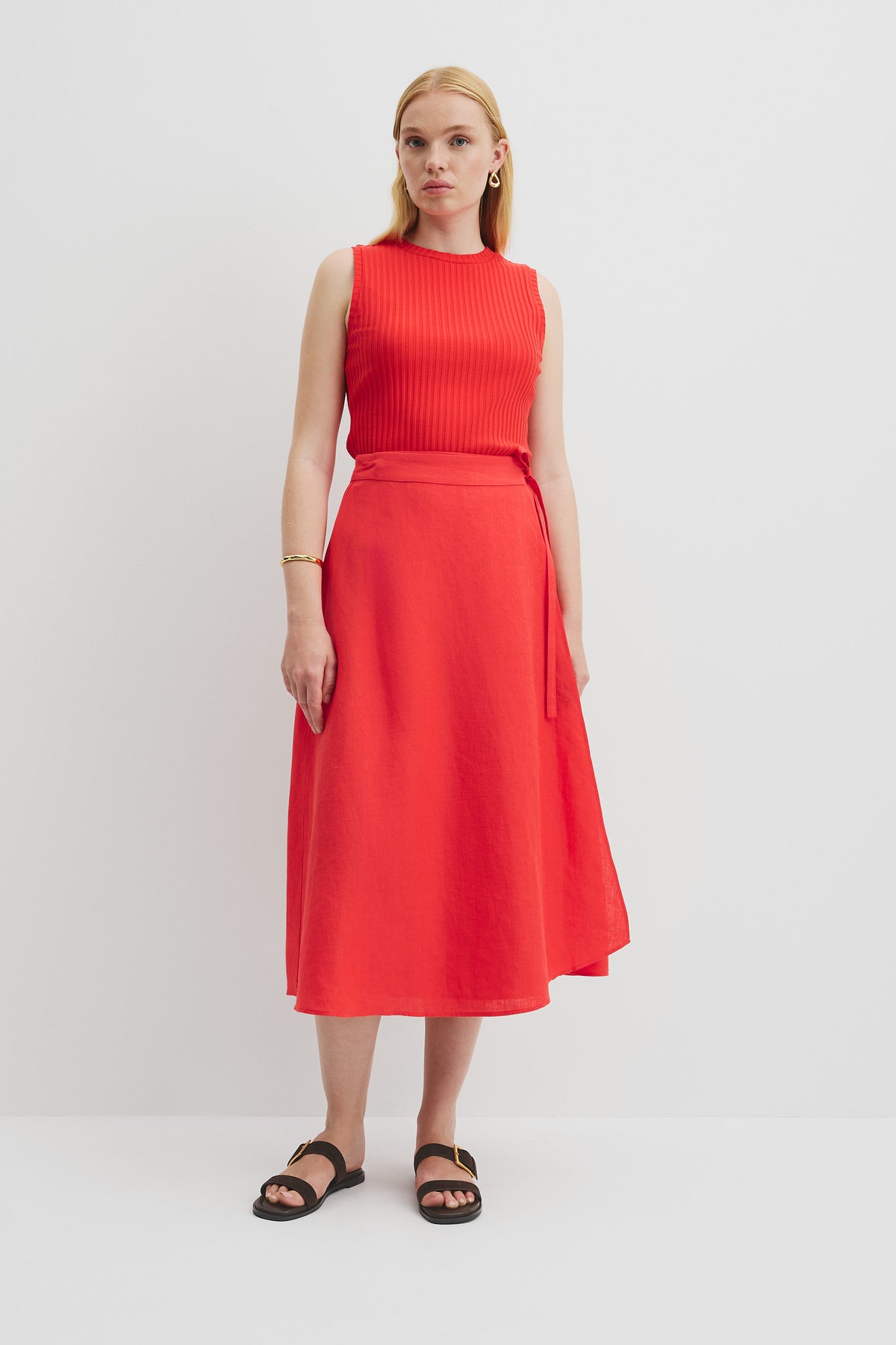 High Neck Rib Tank