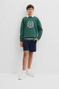 Teen A Cotton Logo Wreath Sweat