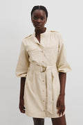 Belted Shirt Dress