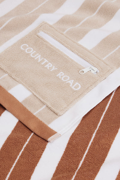 Kyla Australian Cotton Small Pocket Beach Towel