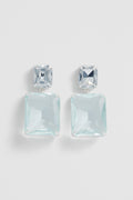 Crystal Drop Stud Earring
