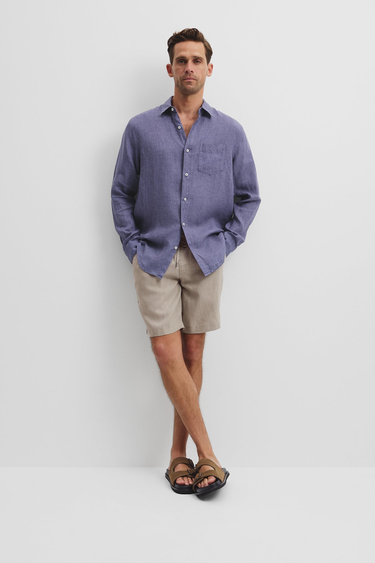 Regular Fit Organically Grown Linen Shirt