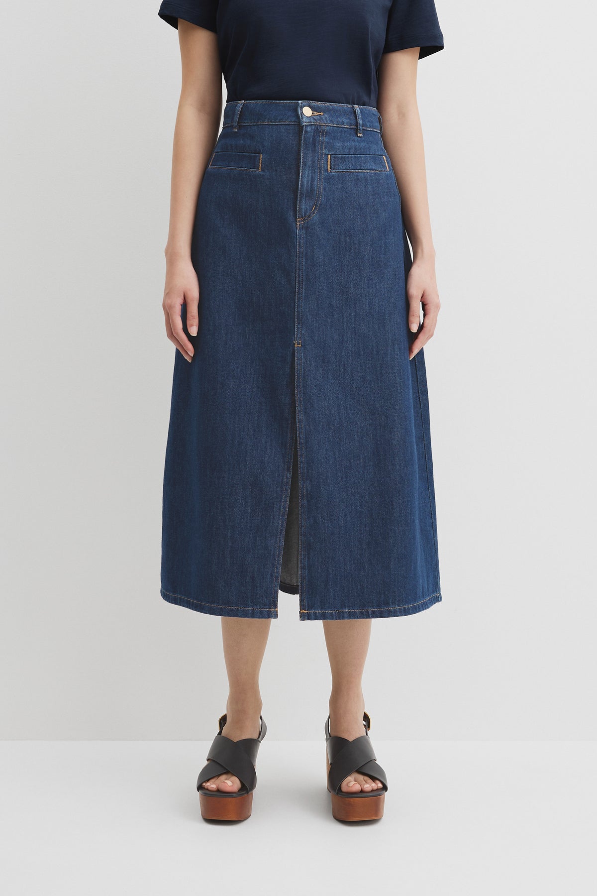 Split Midi Skirt